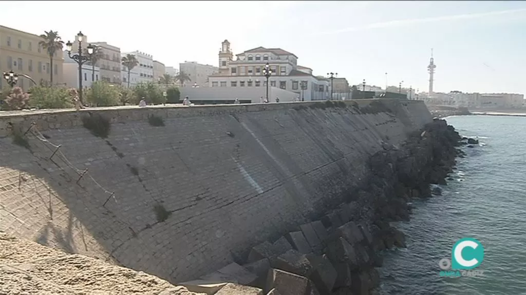 Imagen de las murallas de la zona  del Campo del Sur 