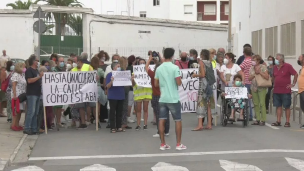 Protesta de vecinos de Marianista Cubillo