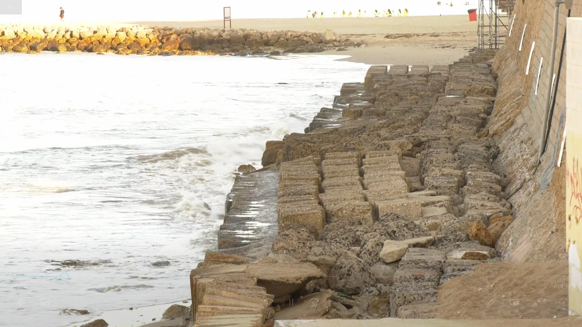 Los problemas en el colector de Santa María del Mar se han  incrementado en los últimos meses