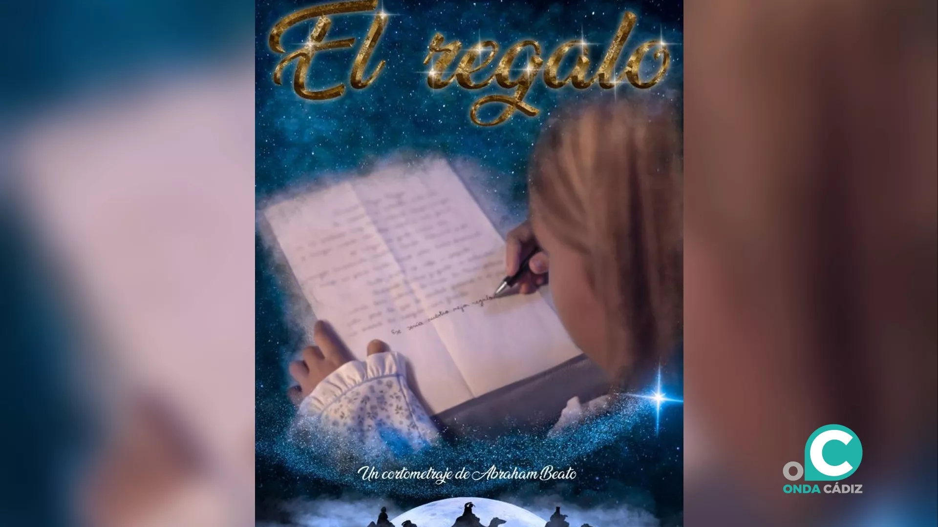 Una imagen del cartel del cortometraje "El regalo"