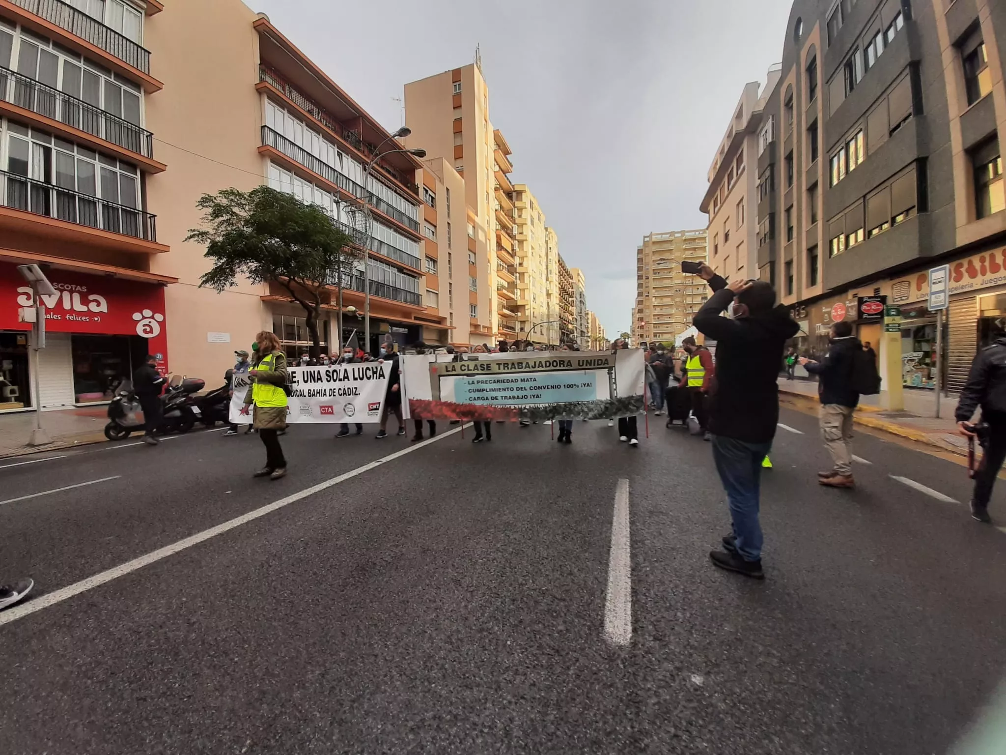 Los trabajadores del metal llevan una semana de reivindicaciones