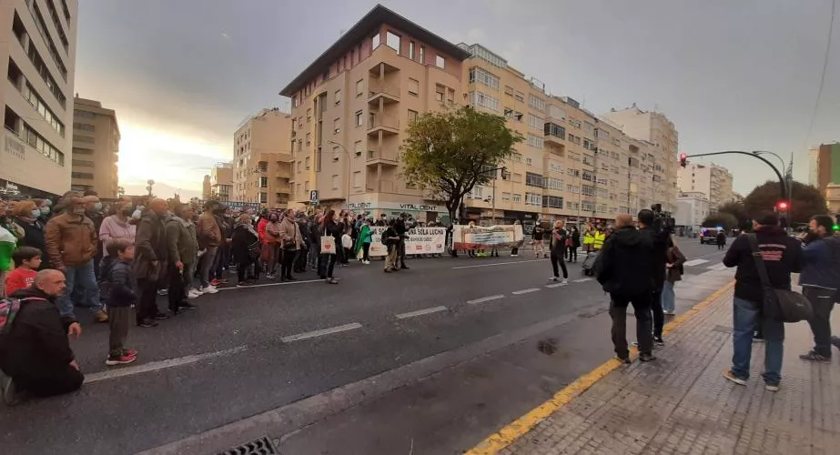 Manifestación del sector