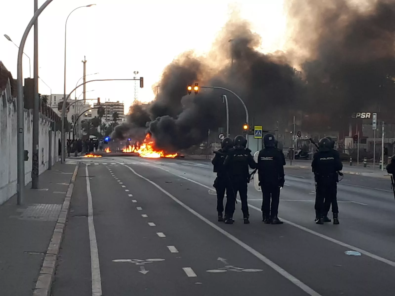 Protestas en Astilleros.