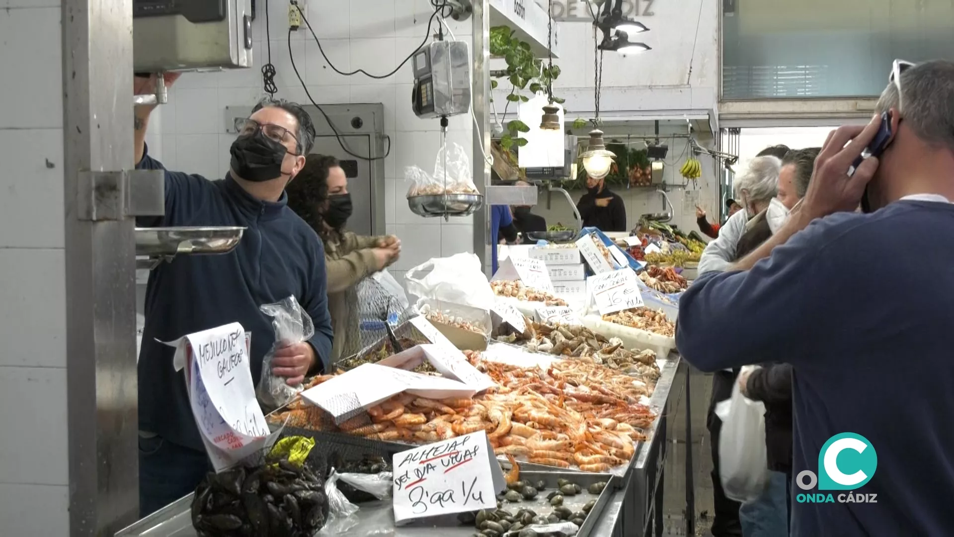 Una imagen del Mercado Central de Abastos en la mañana de este viernes Una imagen del Mercado Central de Abastos en la mañana de este viernes