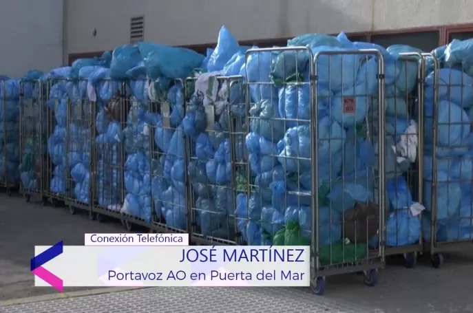 Los representantes sindicales en el Puerta del Mar denuncian una "situación de caos" en la lavandería.