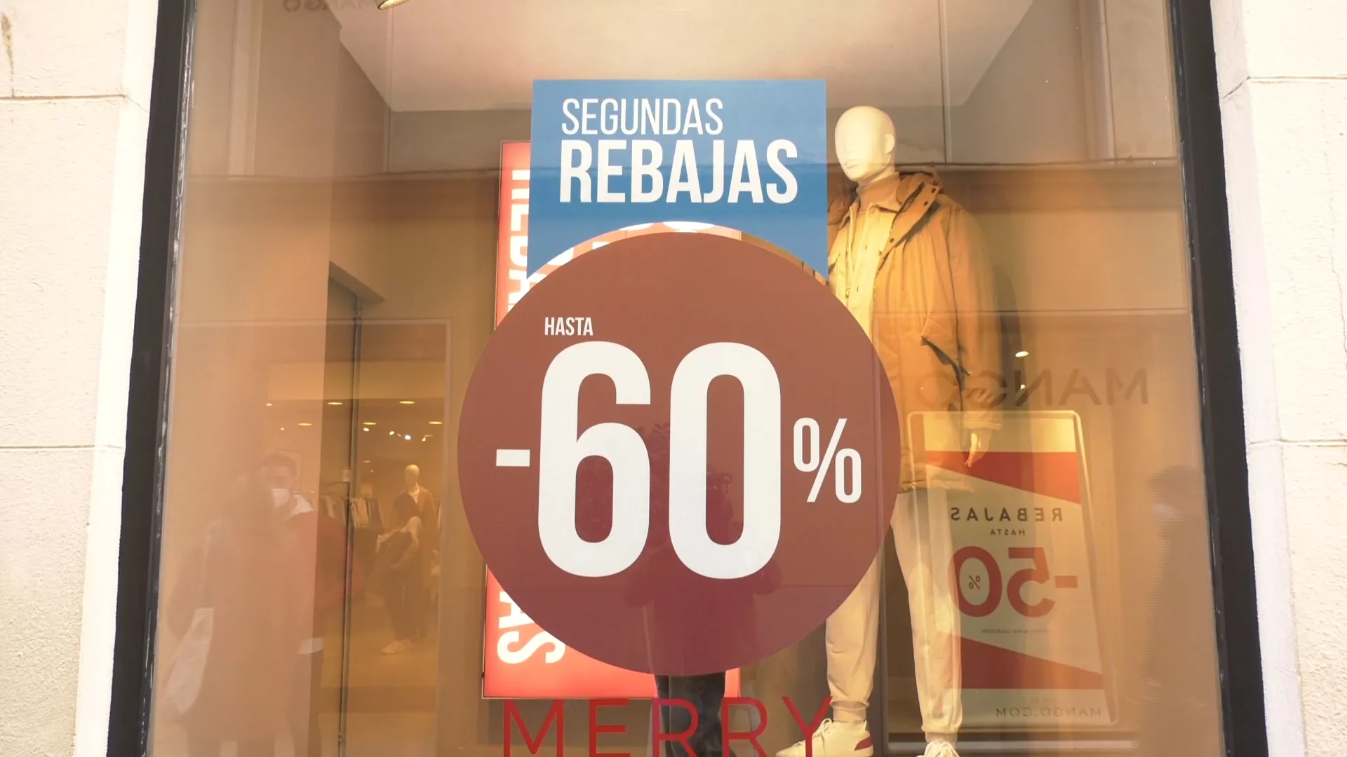 Escaparate de rebajas 