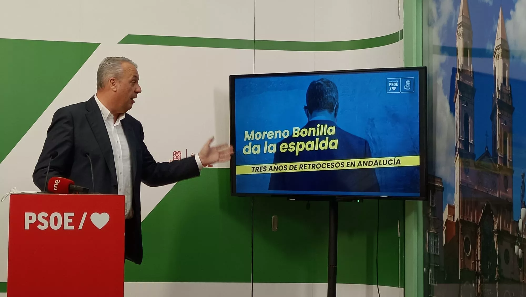 Juan Carlos Ruiz Boix durante la rueda de prensa.