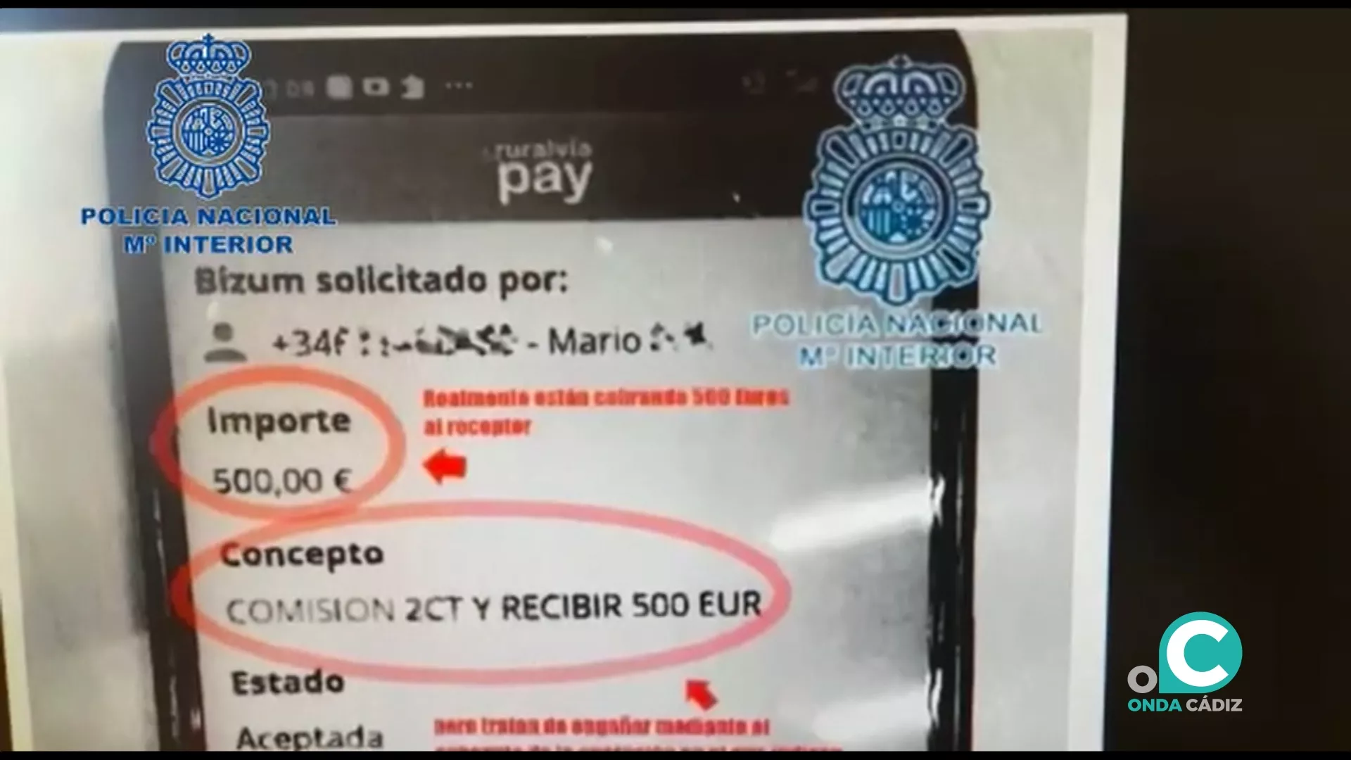 Ejemplo de uno de los casos de fraude más utilizados Ejemplo de uno de los casos de fraude más utilizados
