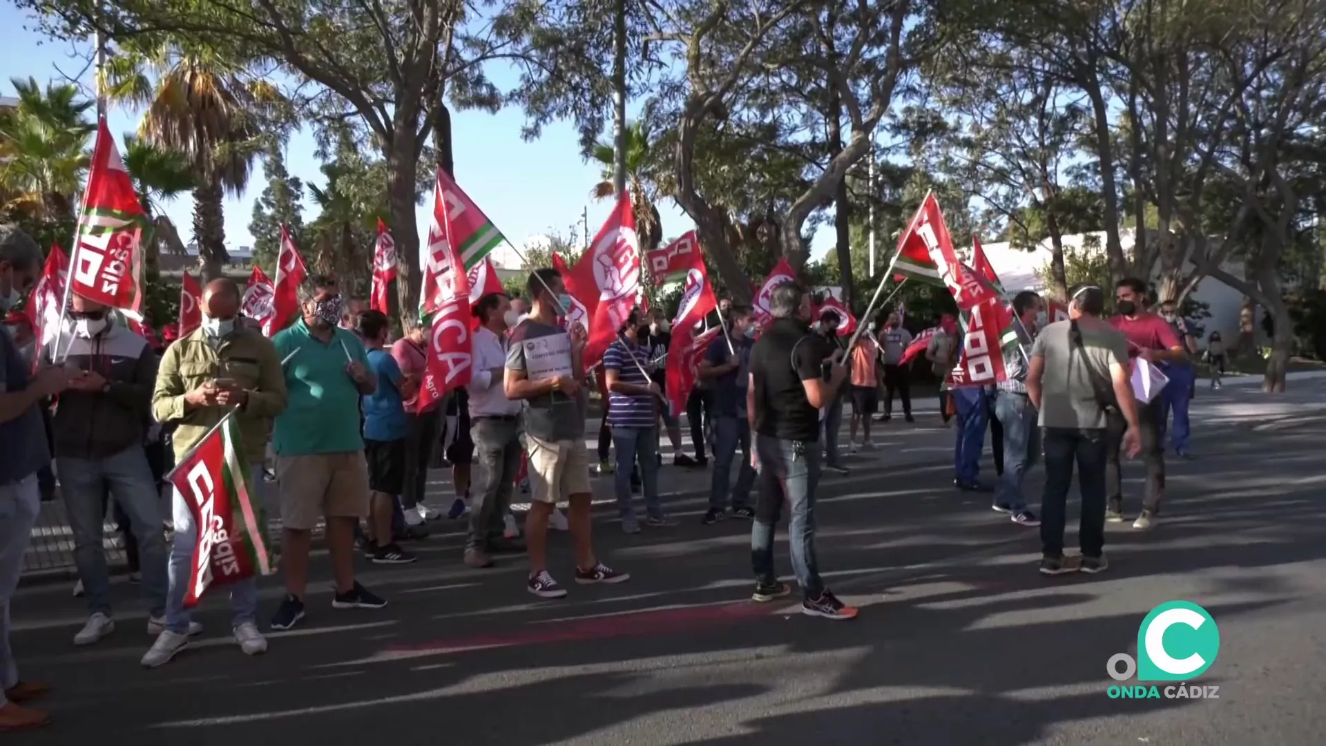 Protestas por el convenio