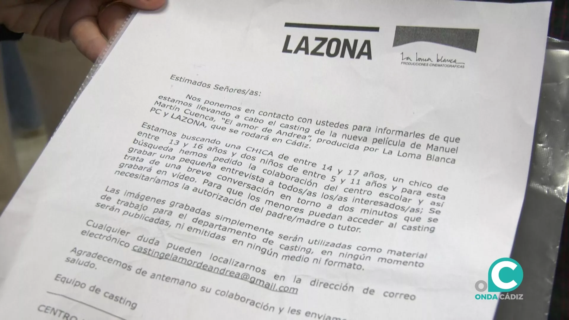 El centro "Arbolí" acogió este lunes uno de los casting presenciales para esta película