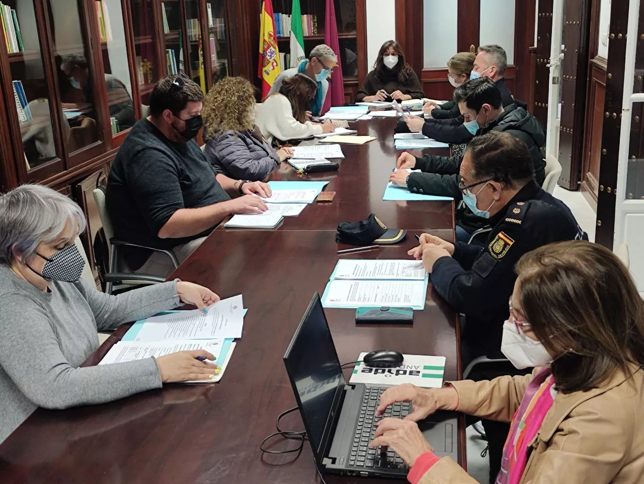 La estado presidida por la concejala Helena Fernández