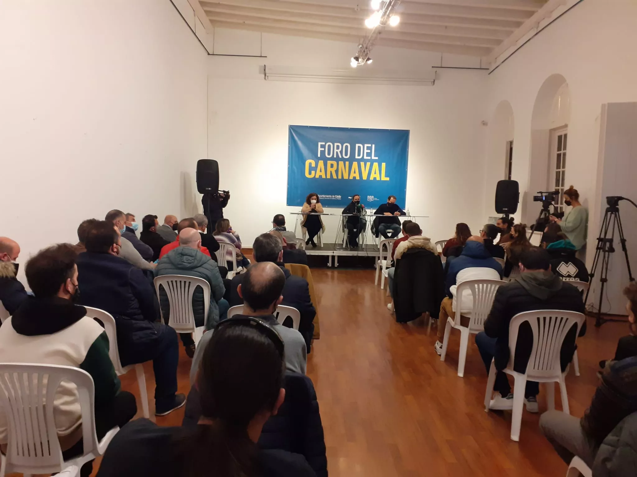 Asistentes al foro Coac en el baluarte de la Candelaria 