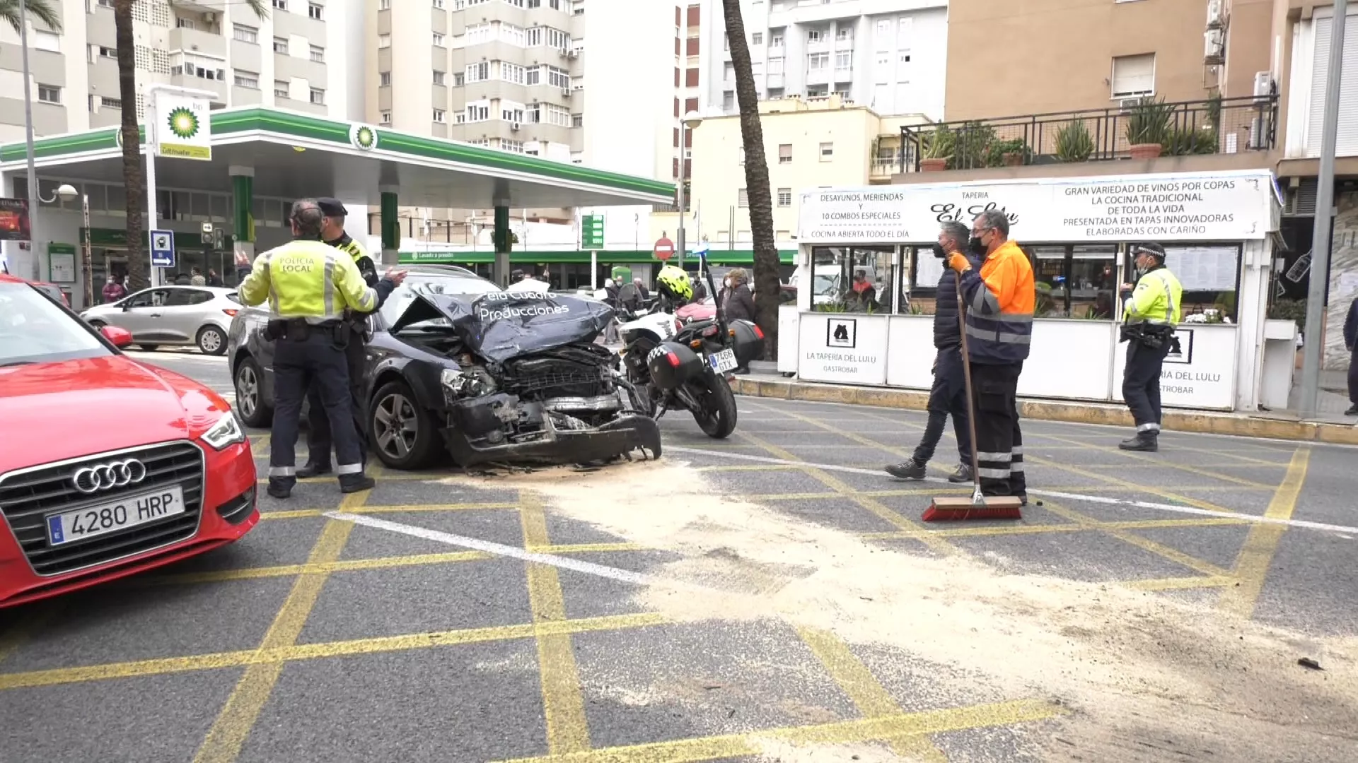 Accidente en la avenida Cayetano del Toro