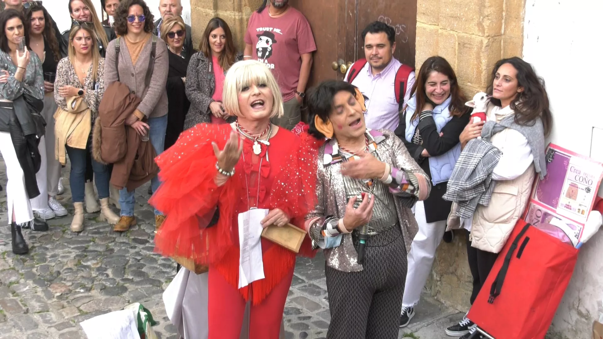 La chirigota callejera "Los muertos del Carnaval"