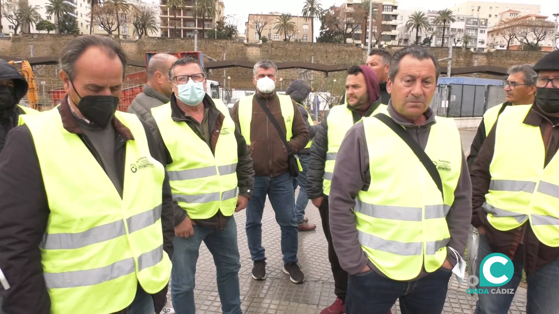 Representantes de la plataforma nacional en defensa del sector en Astilleros Representantes de la plataforma nacional en defensa del sector en Astilleros
