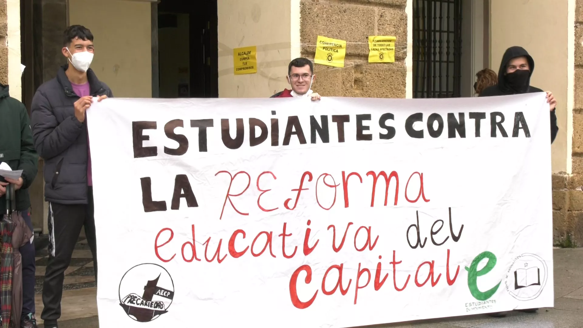 Huelga estudiantil contra la reforma educativa del Gobierno 