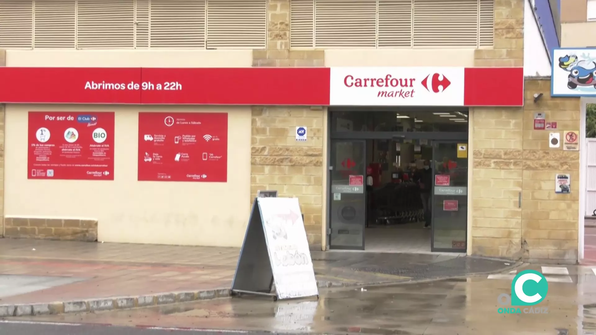 Un supermercado de la capital. Un supermercado de la capital.