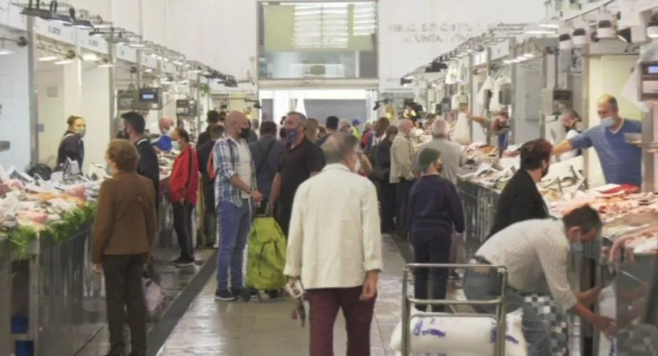 Una imagen del Mercado Central de Cádiz