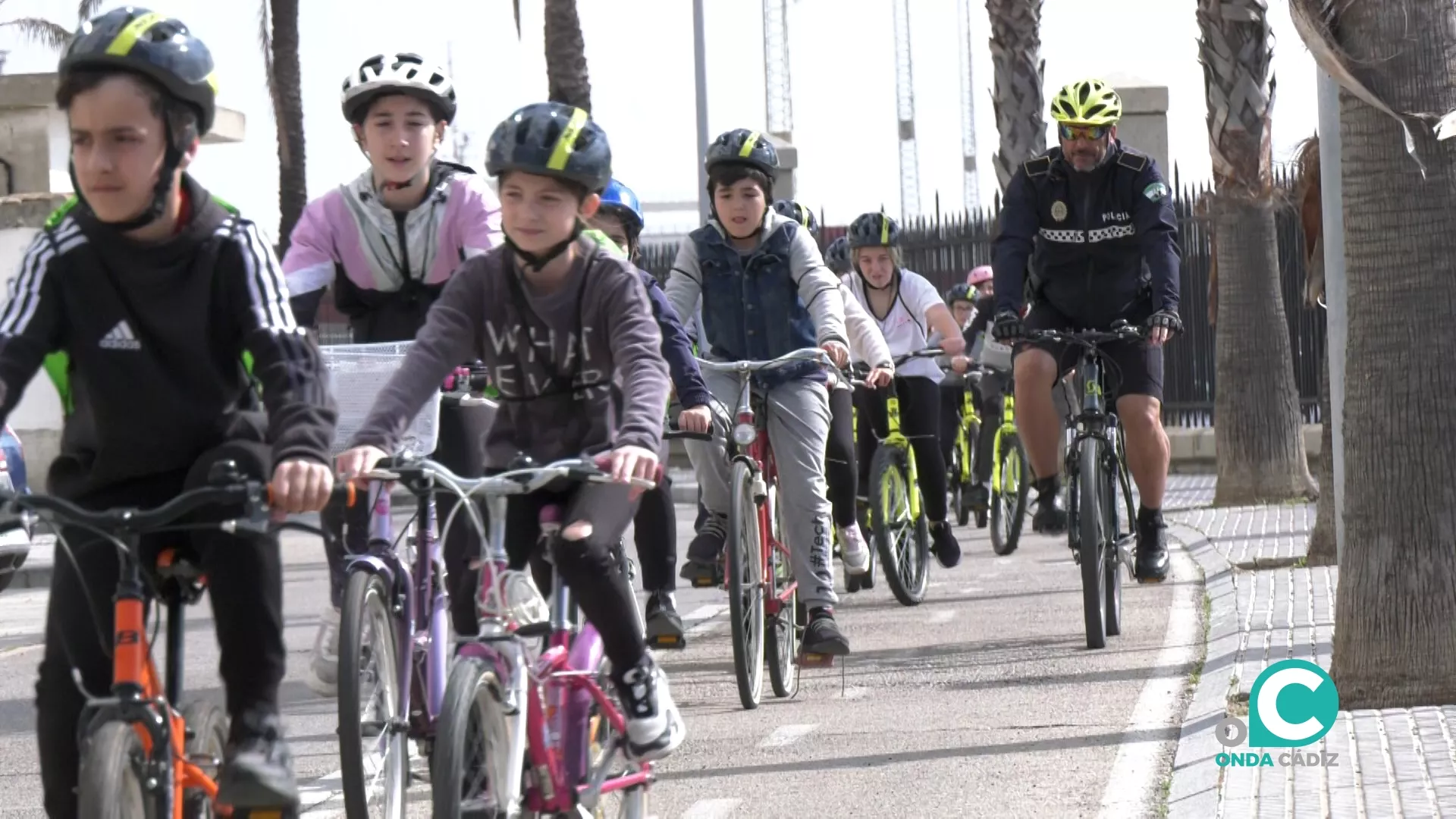 El primero en efectuar un recorrido por el carril bici de la ciudad ha sido Celestino Mutis.