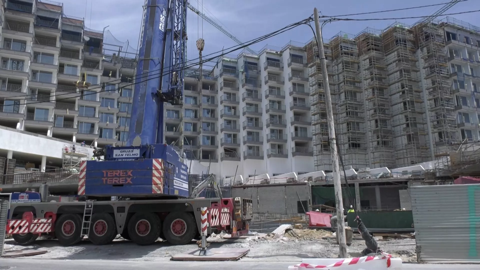 Las obras en la fachada frontal del nuevo Hotel Cádiz Bahía se encuentran muy avanzadas