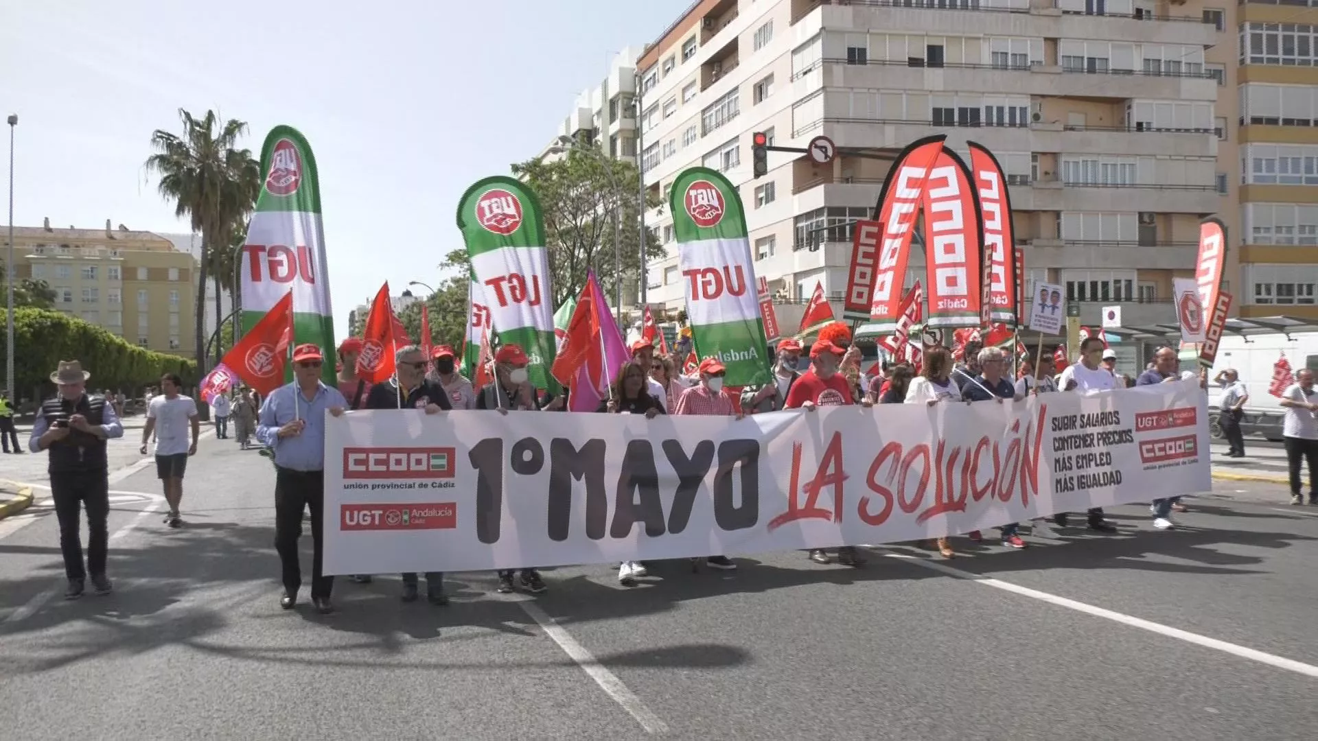 El Primero de Mayo toma las calles de la ciudad