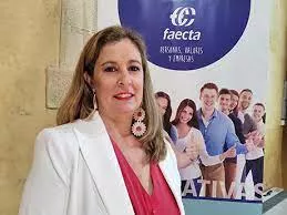 Carolina Casanovas, presidenta de Faecta en Cádiz Carolina Casanovas, presidenta de Faecta en Cádiz