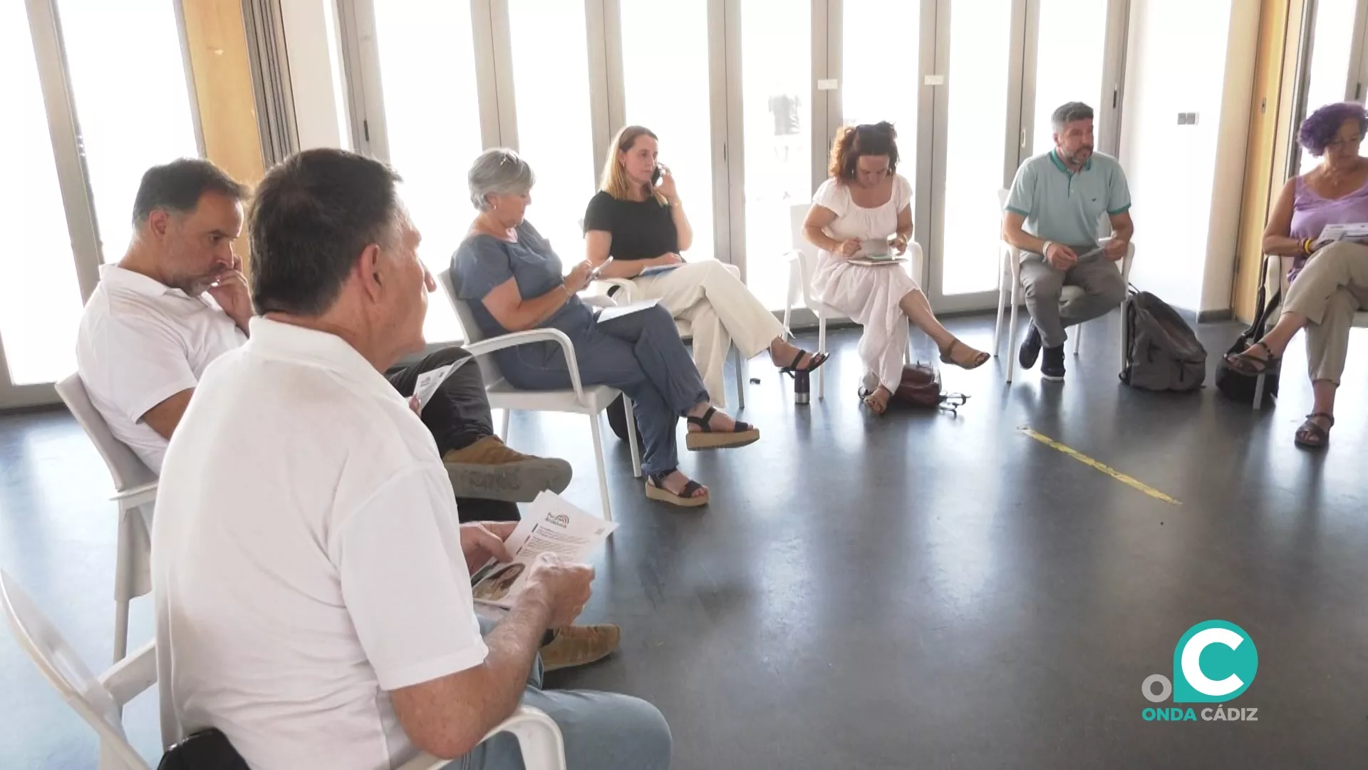 Reunión de Por Andalucía con las asociaciones de Memoria Histórica en el Club Alcázar 