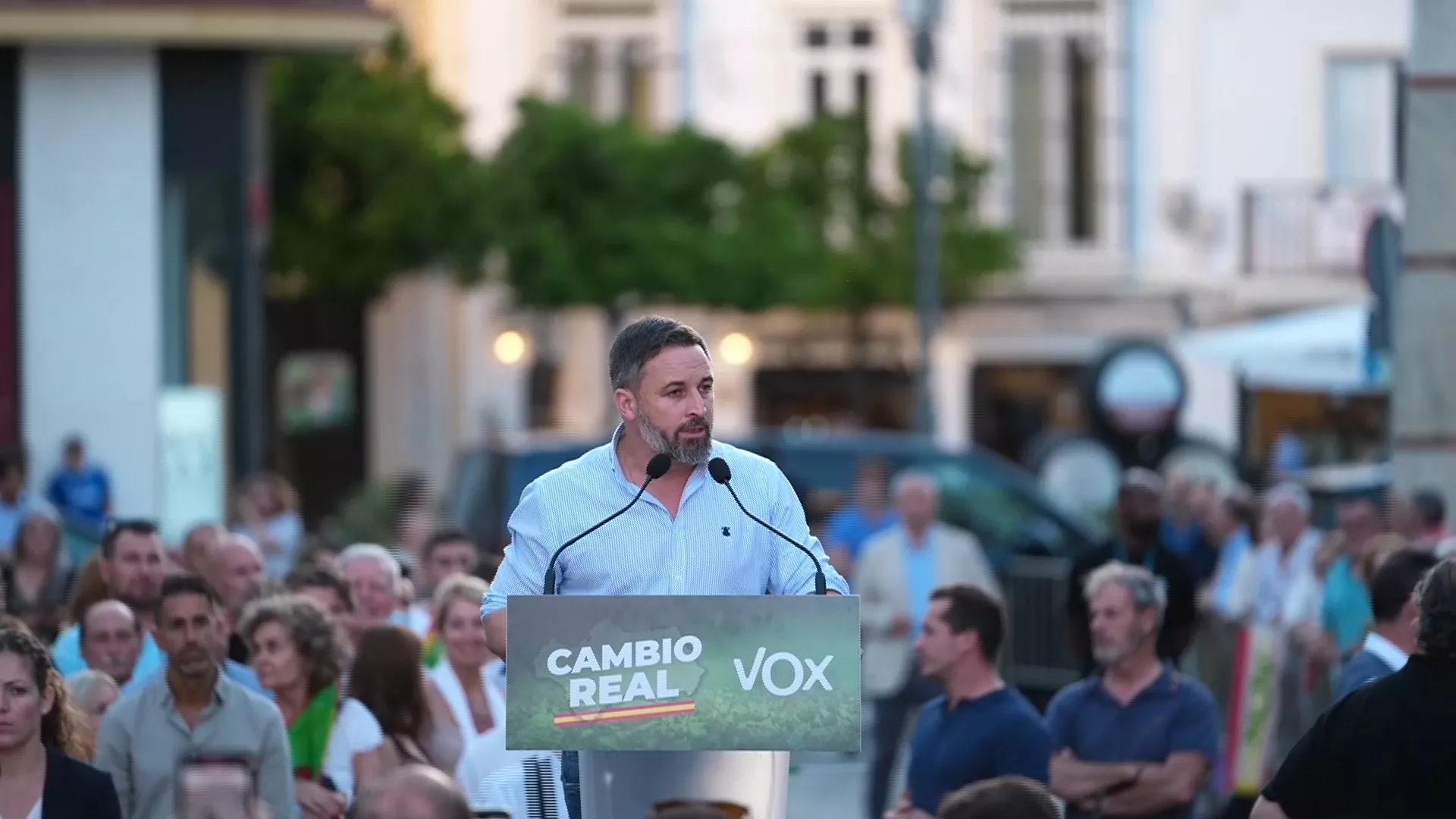 Santiago Abascal se ha sumado este fin de semana a la campaña de VOX desde Jerez