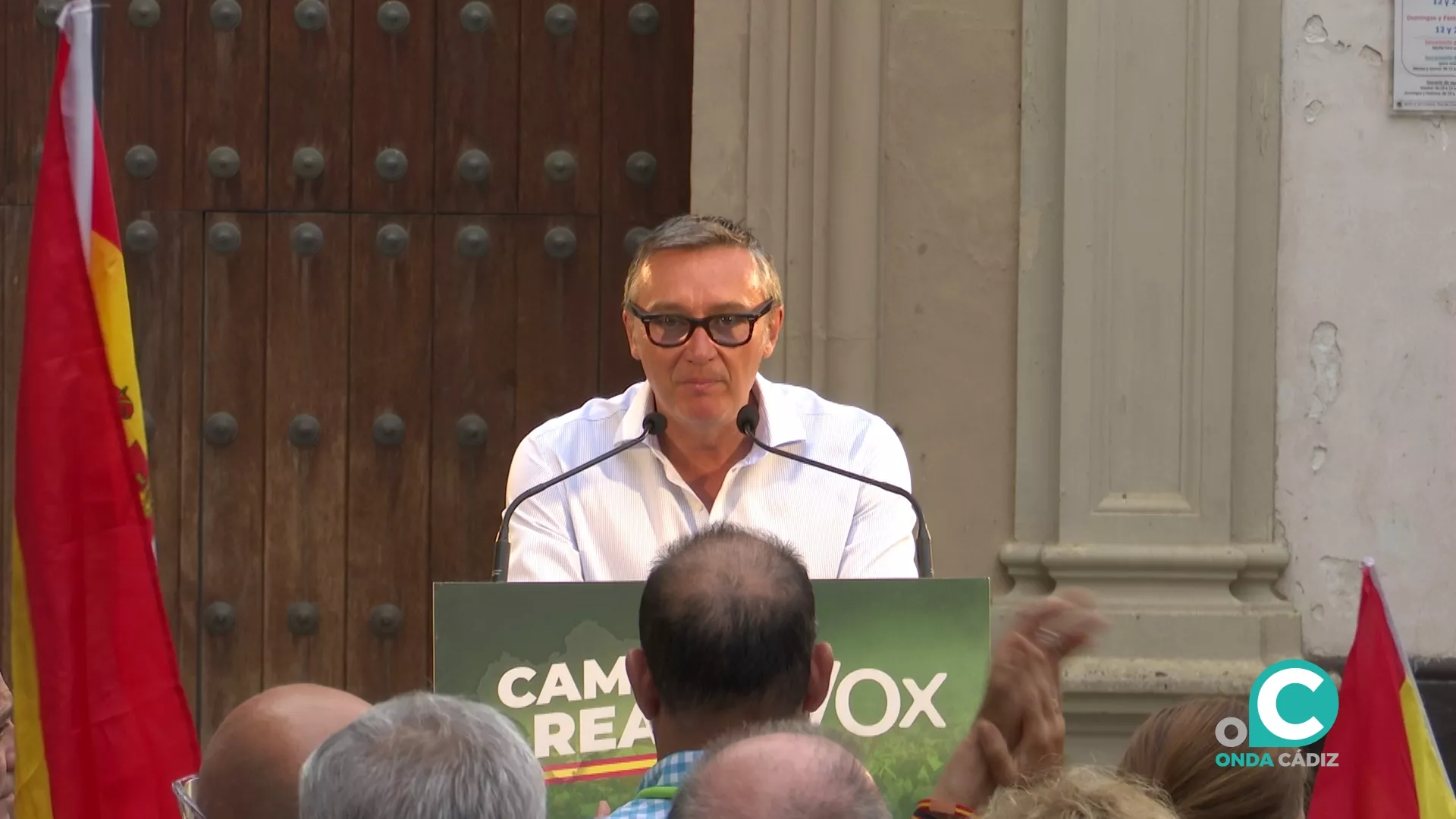 Manuel Gavira durante su intervención este martes en Cádiz