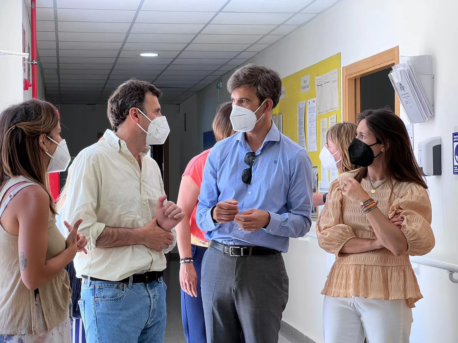 Bruno García visita el centro de Afanas en Rota 