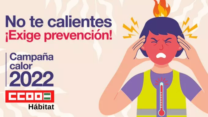 Comisiones Obreras inicia una campaña contra los golpes de calor