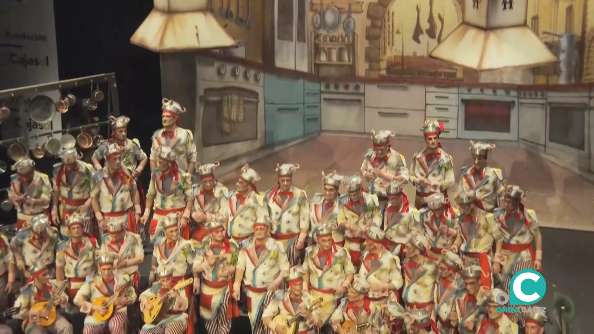 El coro 'Los babeta' durante una de sus actuaciones en este COAC 2022