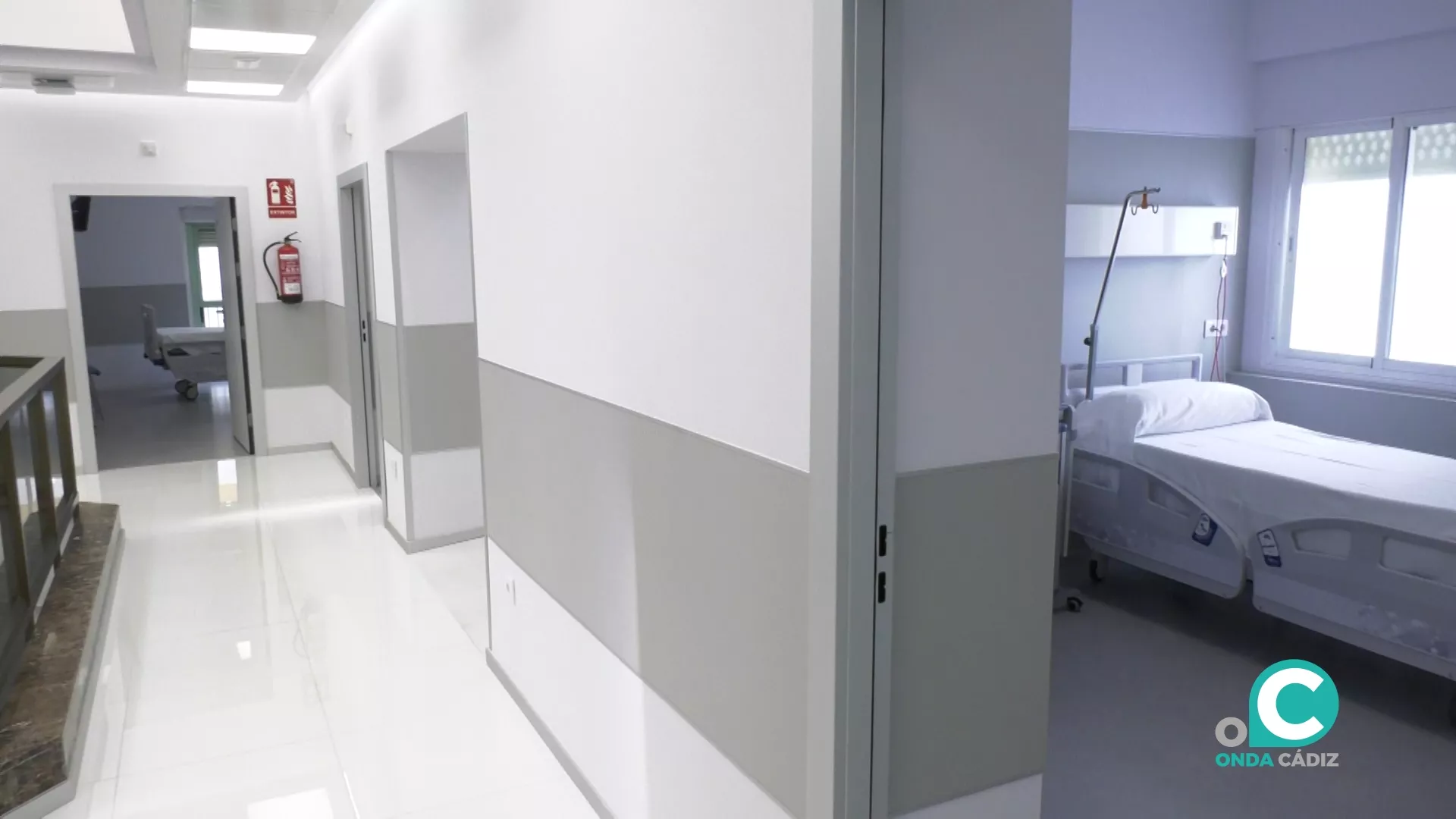 Una de las habitaciones reformadas del hospital HLA La Salud