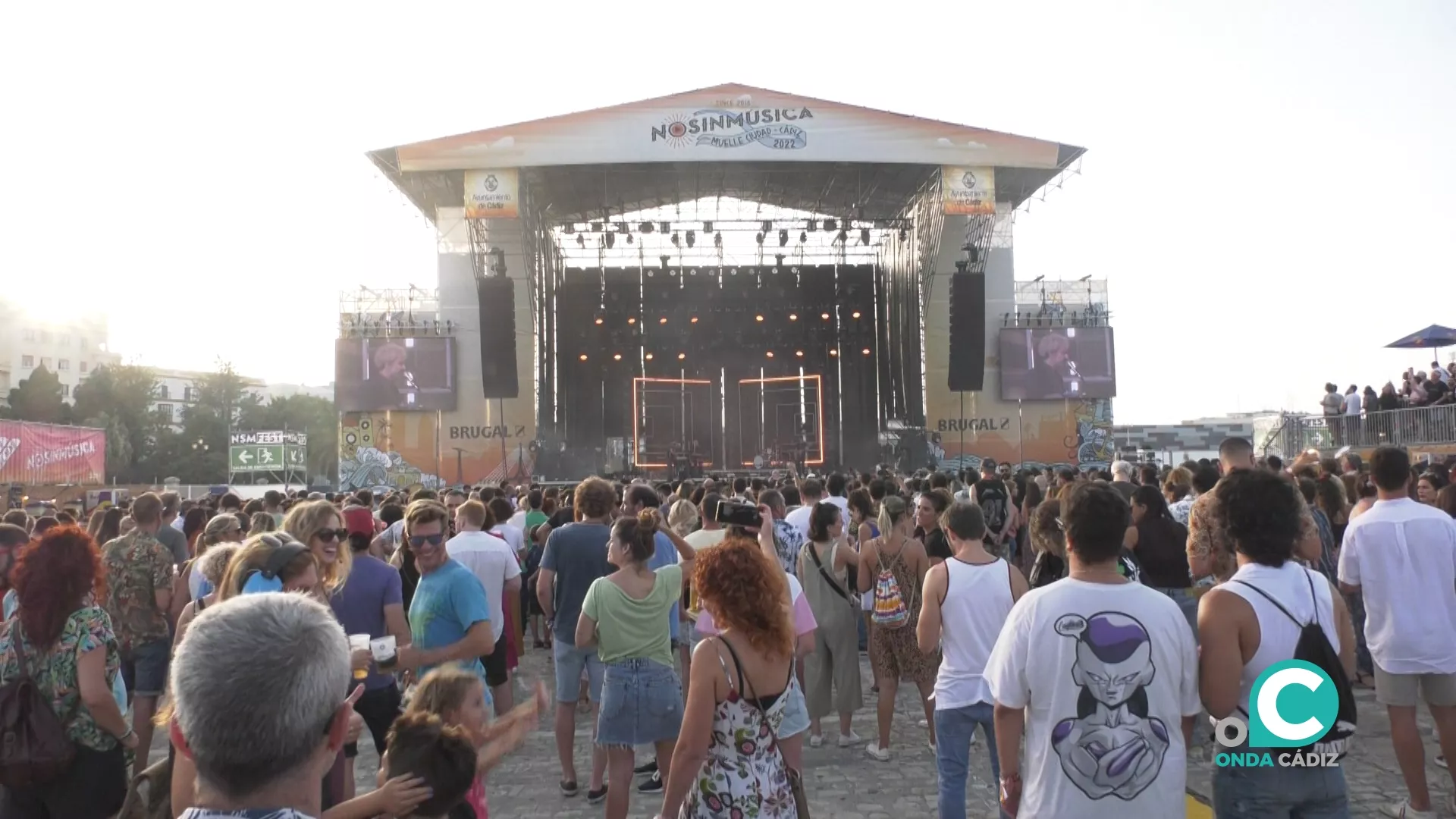 El escenario del No sin música está ubicado en el Muelle Ciudad