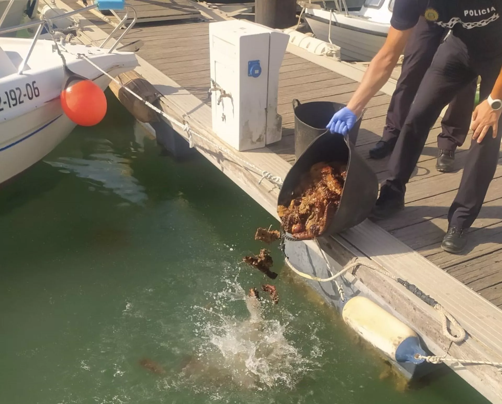 Se han incautado 60 kilos que fueron arrojados al mar