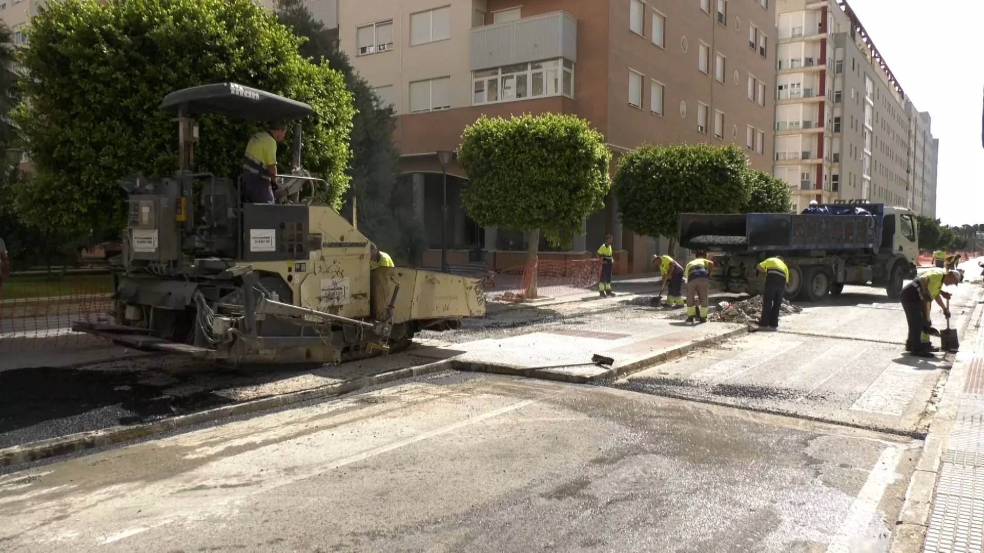 Las obras del carril bici por la Avenida América podrían estar concluidas este mismo mes de agosto 