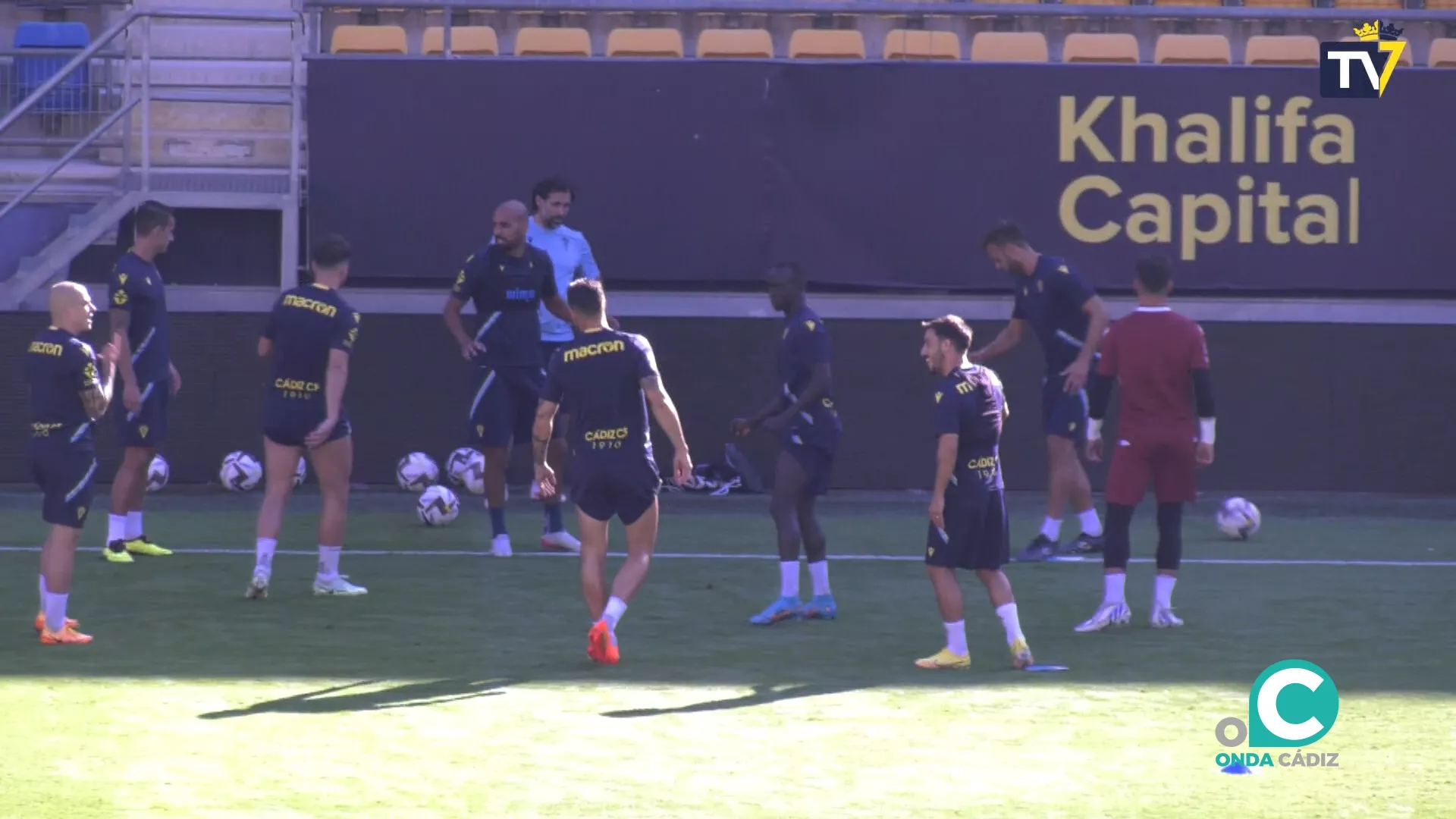 El equipo ha entrenado esta mañana en el Nuevo Mirandilla