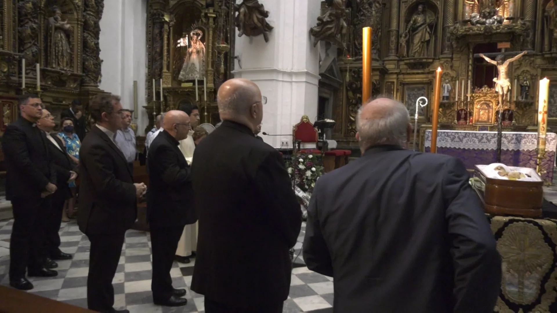 Capilla ardiente de Antonio Ceballos 