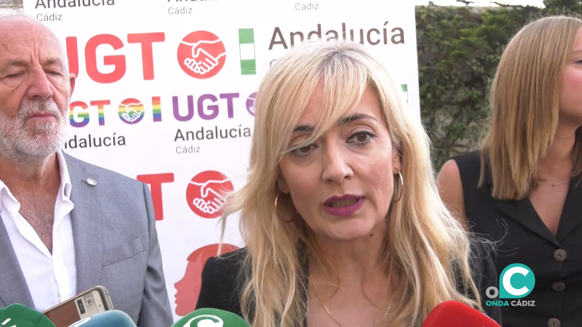 La secretaria general de UGT Andalucía, Carmen Castilla 