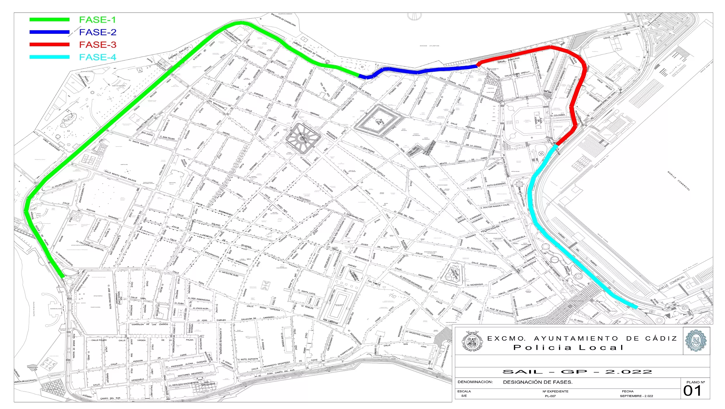 El plan especial de tráfico prevé 4 fases de posibles cortes de la circulación durante el fin de semana de la SailGP