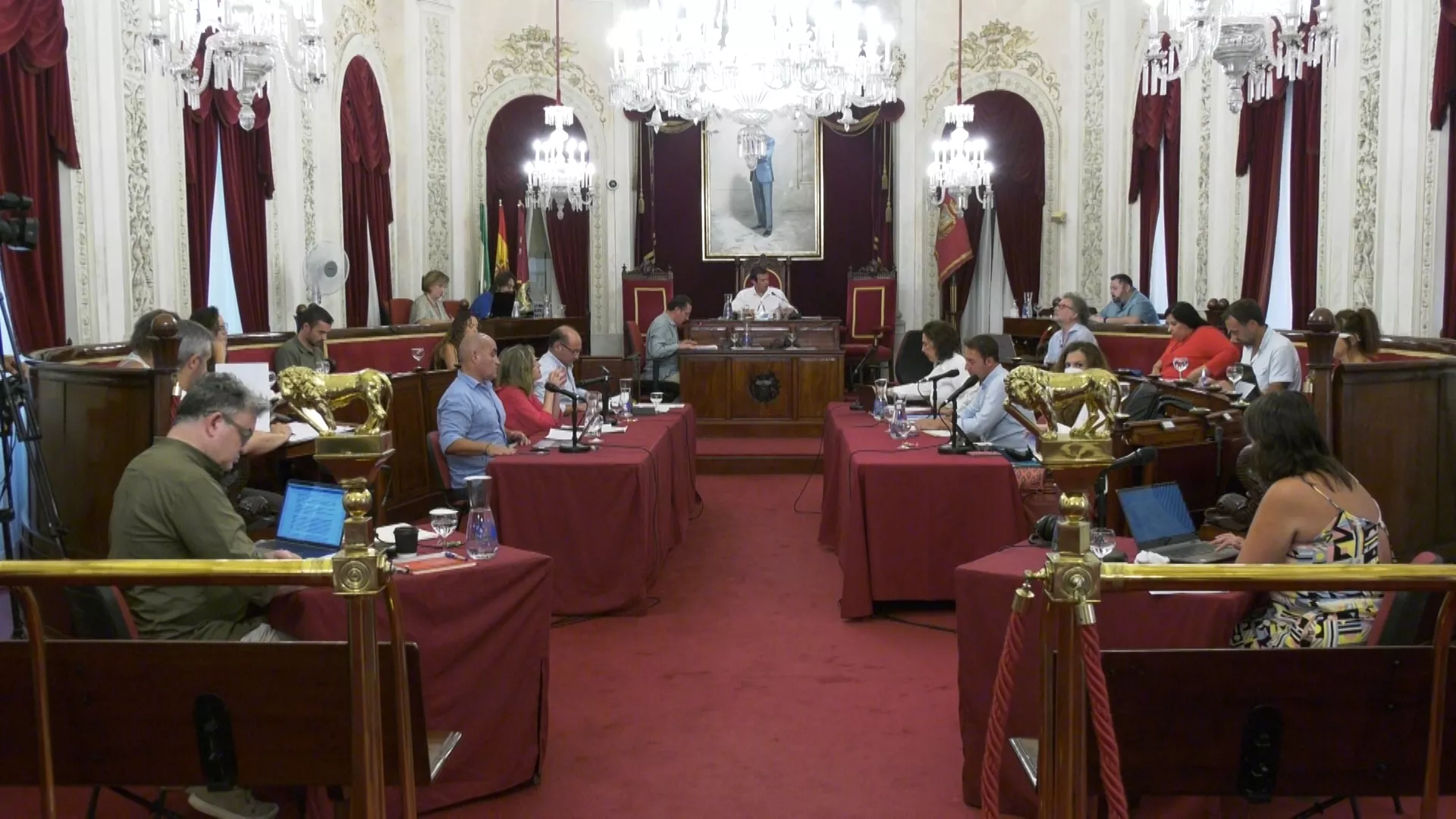 Pleno del Ayuntamietno de Cádiz