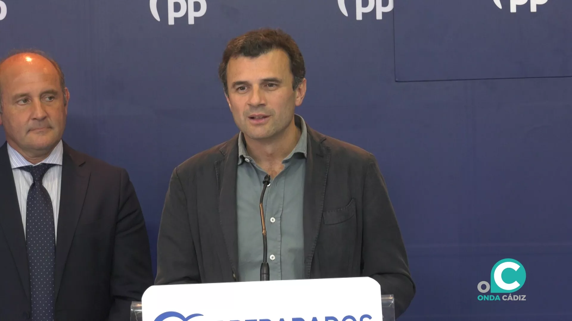 El presidente del PP de Cádiz, Bruno García