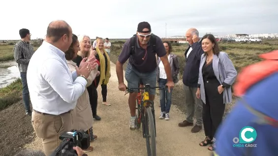 Los ciclistas ya han disfrutado del trayecto tras su inauguración