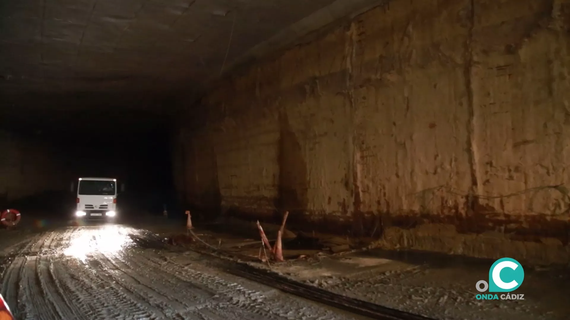 Tras meses de trabajo, el túnel inundado se logró vaciar y desecar en noviembre de 2021