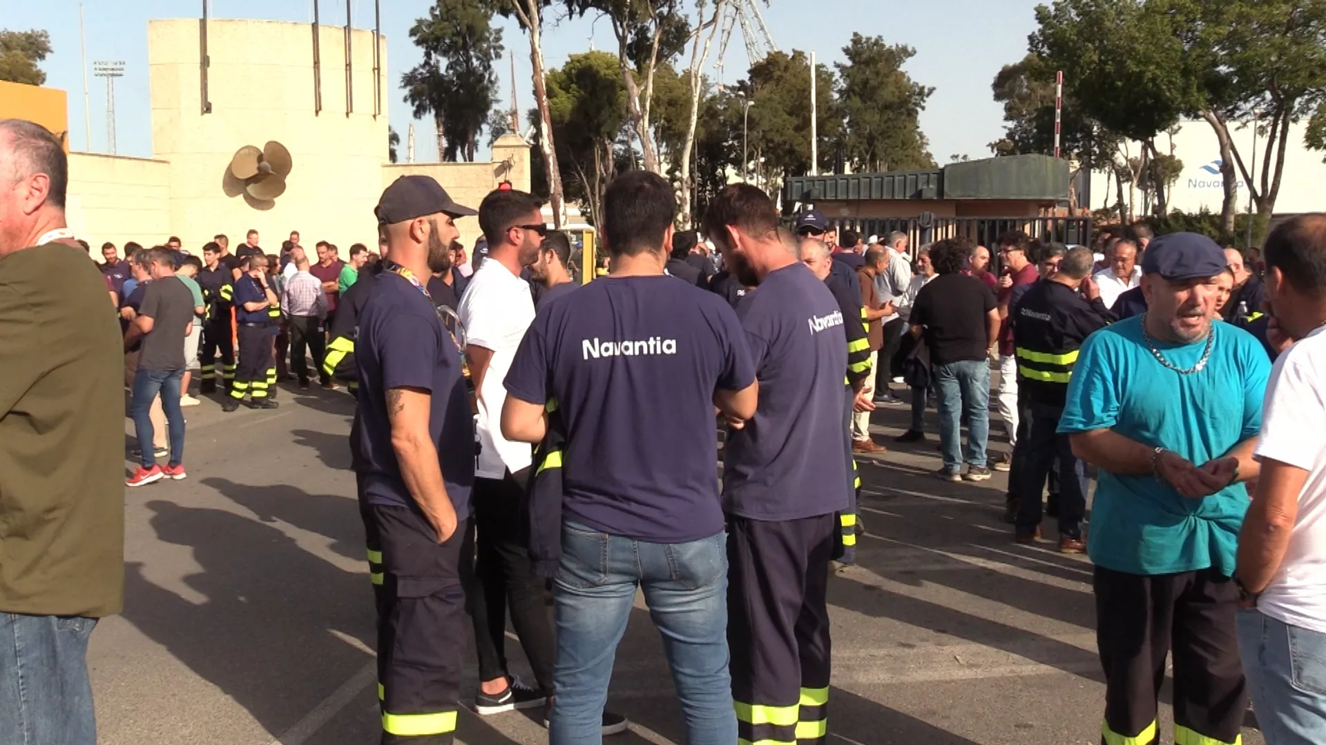  Navantia San Fernando se planta contra el despido de un trabajador del departamento de control de calidad