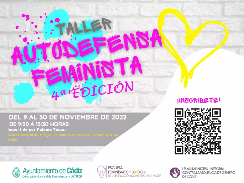 El Taller de Autodefensa Feminista se desarrollará del 9 al 30 de noviembre en horario de mañana