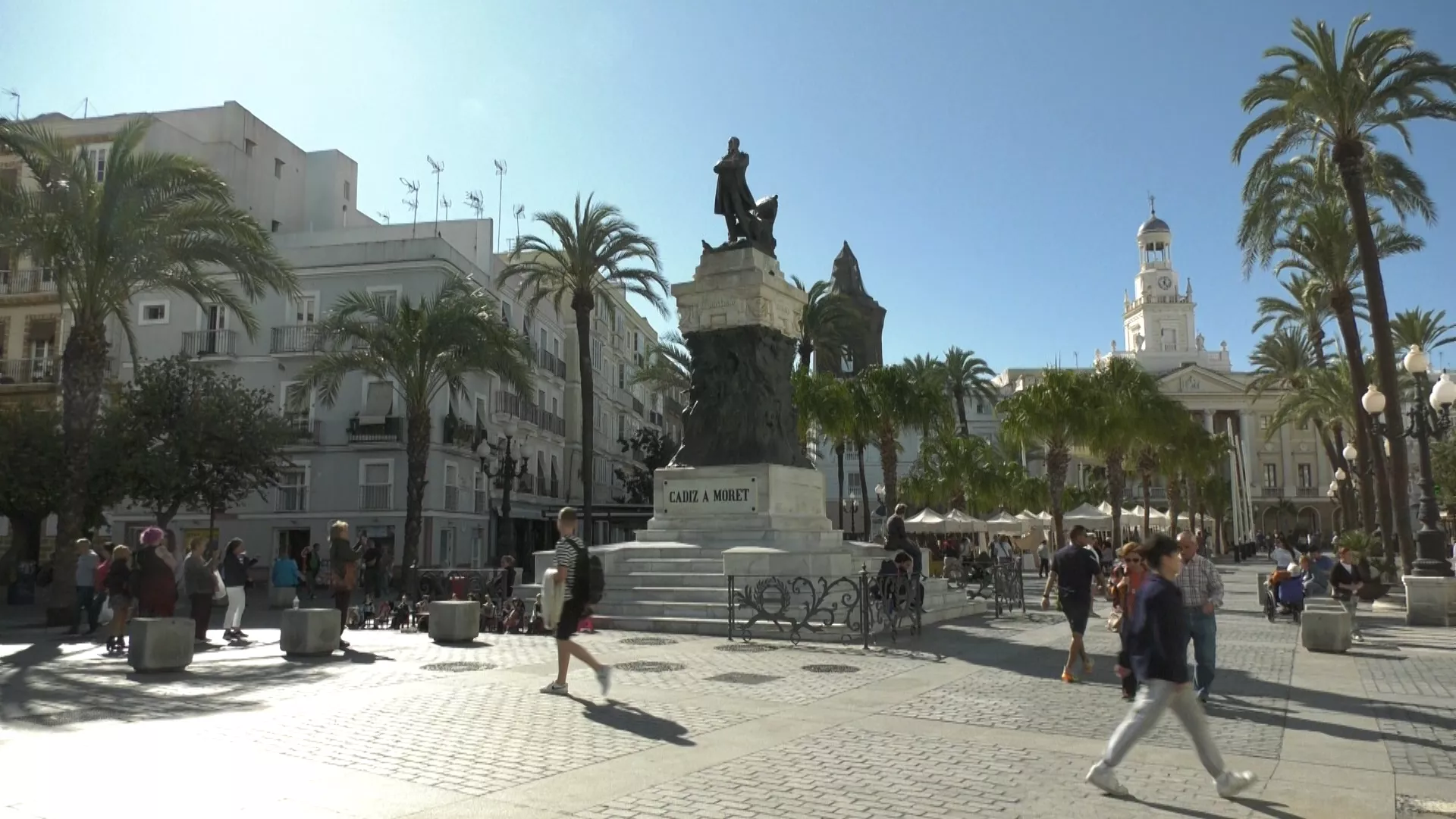 Una imagen de la plaza de San Juan de Dios Una imagen de la plaza de San Juan de Dios