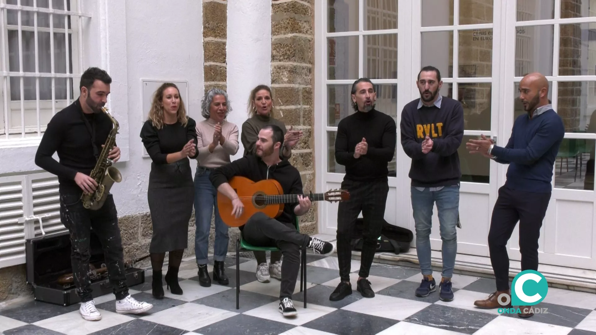 El grupo de villancicos flamenco 'Lumbre'