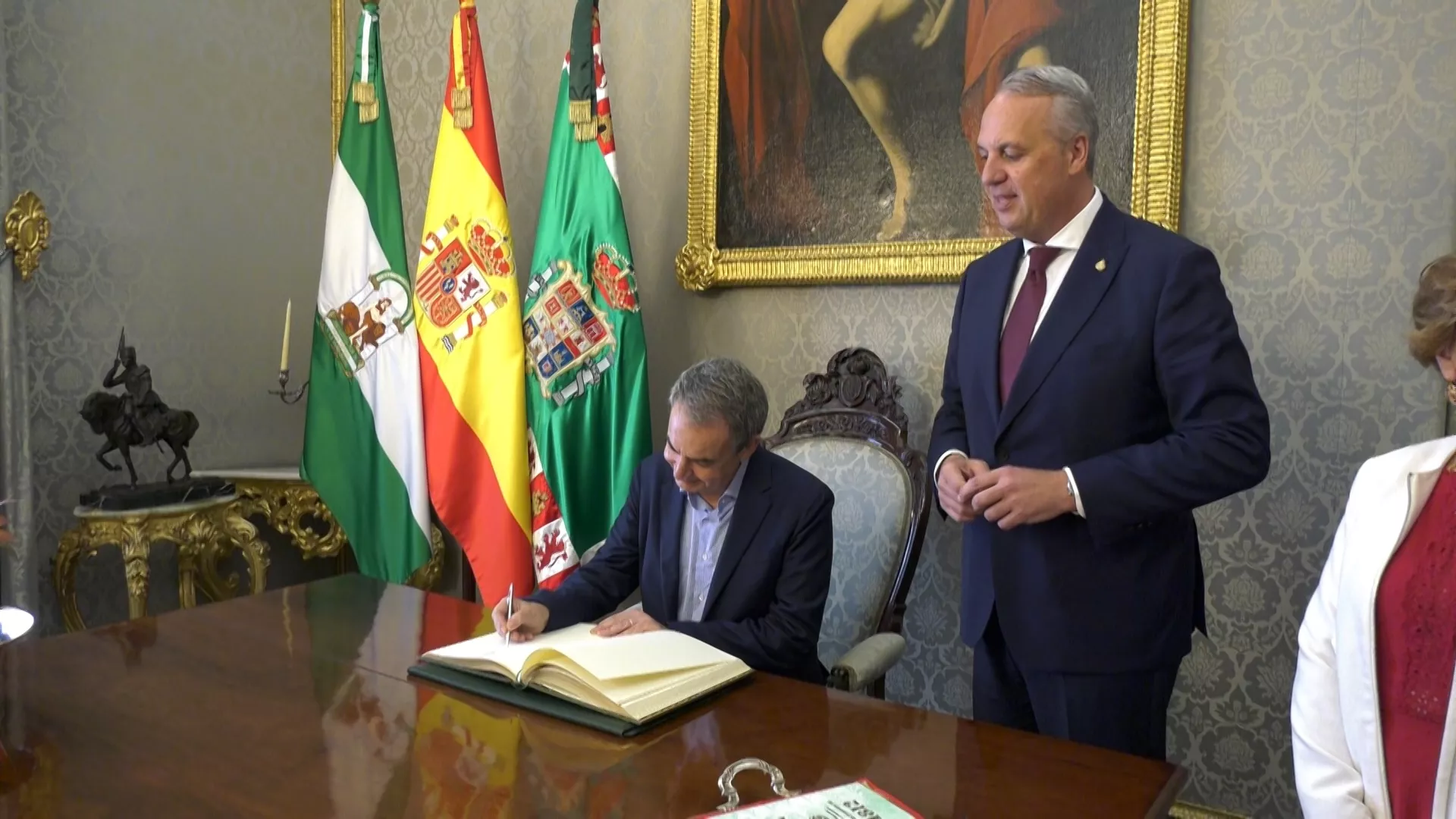 El ex presidente del Gobierno, José Luis Rodríguez Zapatero, junto a Juan Carlos Ruiz Boix El ex presidente del Gobierno, José Luis Rodríguez Zapatero, junto a Juan Carlos Ruiz Boix