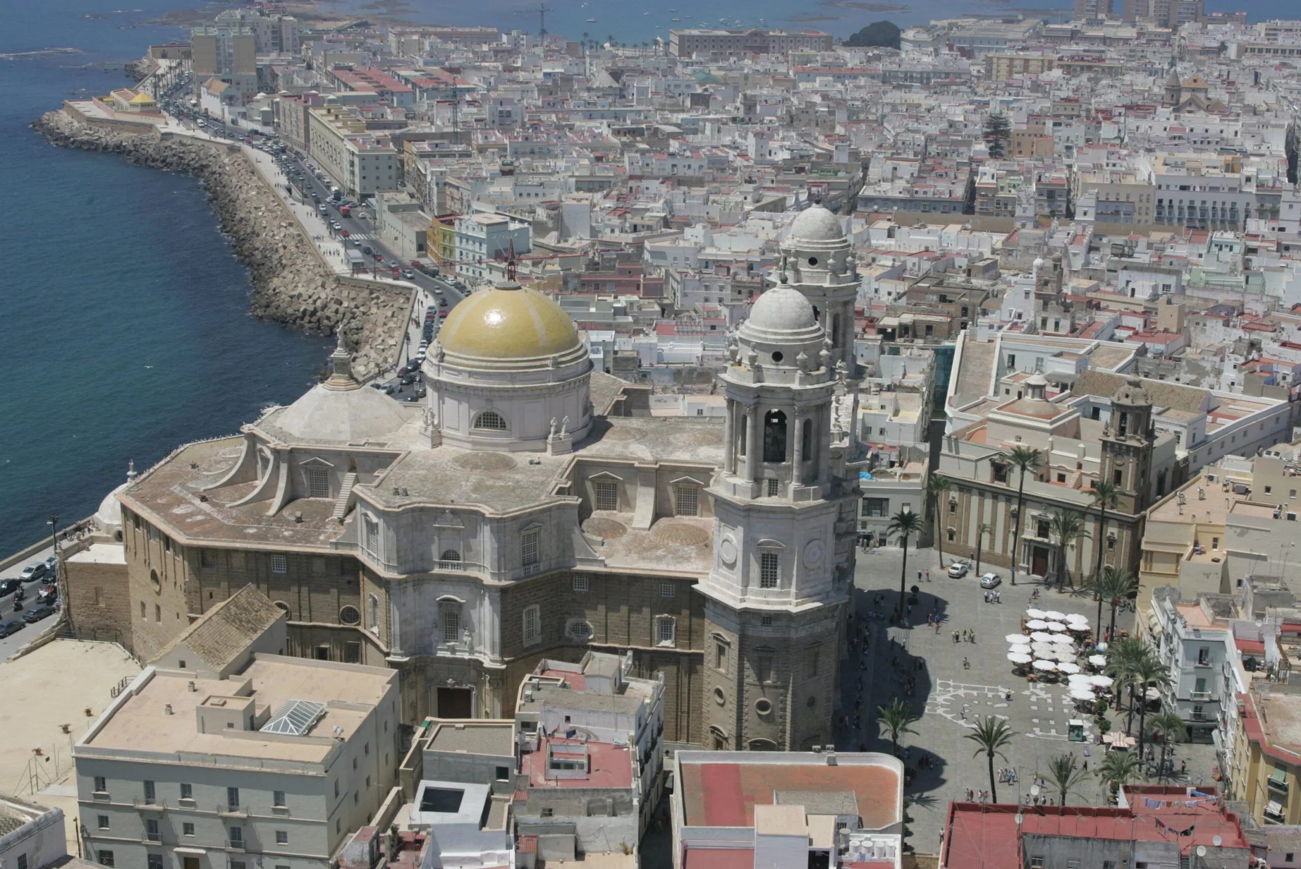 Vistas aéreas de Cádiz